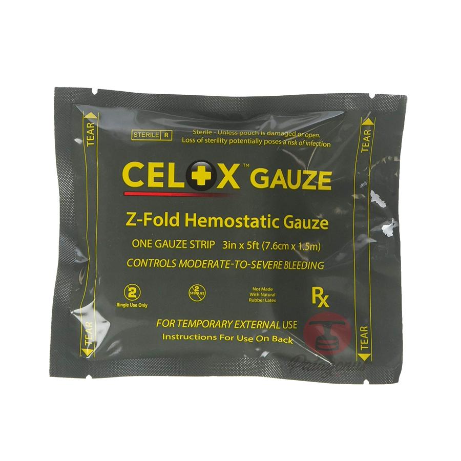 Celox Gauze ZFold Agente Hemostático Gasa Patagonus